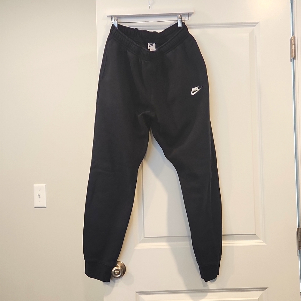 Nike men's joggers size large tall. Black